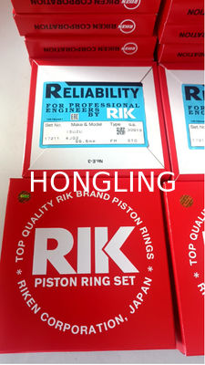 Alloy Steel RIK Piston Rings With Isuzu 4JG2 17211 8-97080-215-0 Mitsubishi 4M50 ME995590 20100
