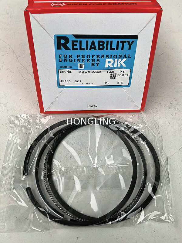 KOMATSU 6D114 piston ring 6742-01-2791 42490 RIK